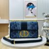 Dior 30 Montaigne Inspired Bag - Denim Blue