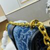 Dior 30 Montaigne Inspired Bag - Denim Blue