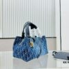 Mini Denim Dior Tote Bag, Hot Seller with CD Buckle, Convertible Design, Adjustable Handle, Multiple Sizes Available