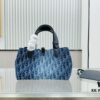 Mini Denim Dior Tote Bag, Hot Seller with CD Buckle, Convertible Design, Adjustable Handle, Multiple Sizes Available