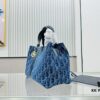 DIOR Toiletry Handbag, Medium Size, Denim Style