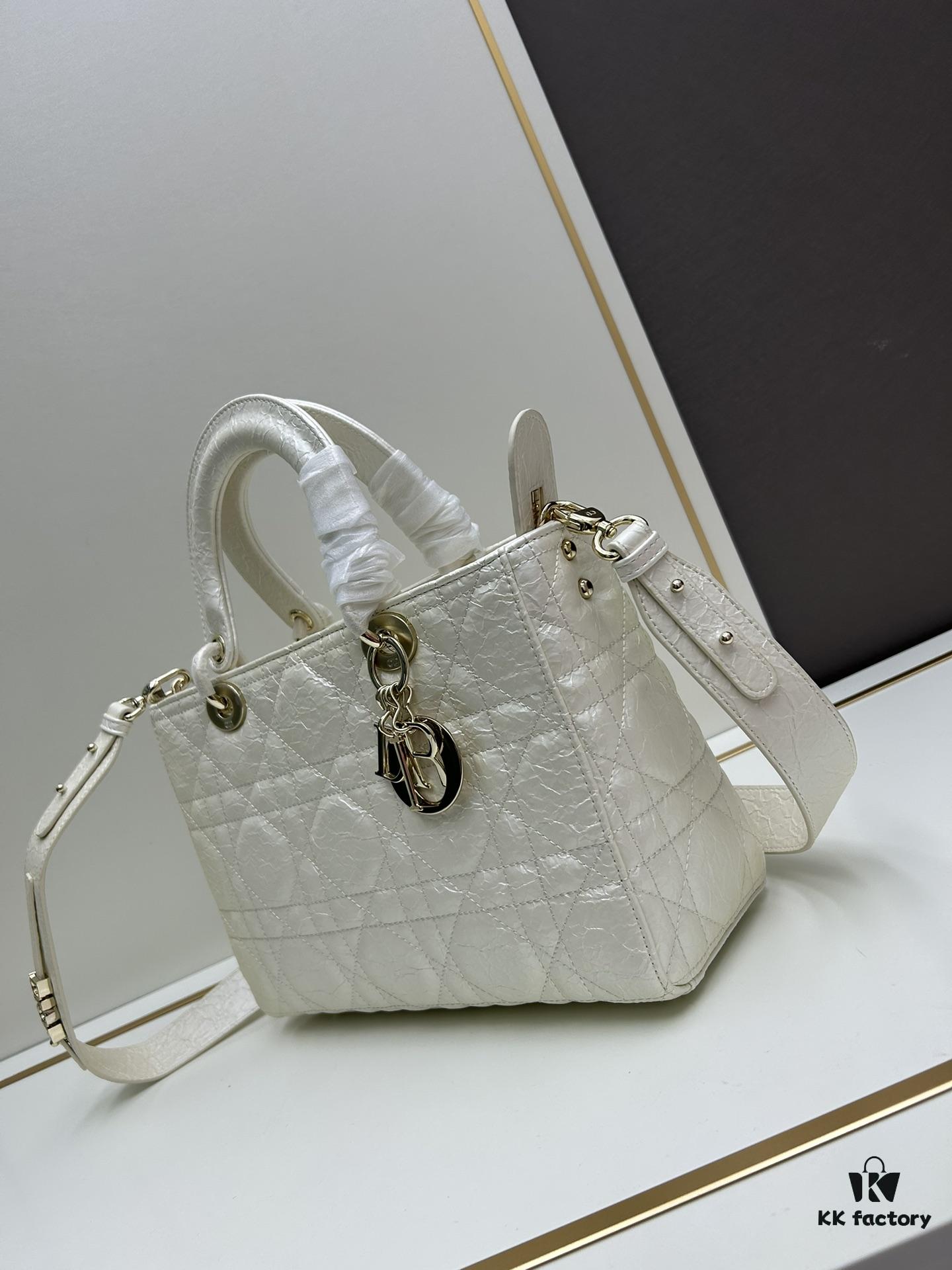 Large 29cm Dior Lady D-Lite My ABCDior Crossbody Bag [Horizontal Style]