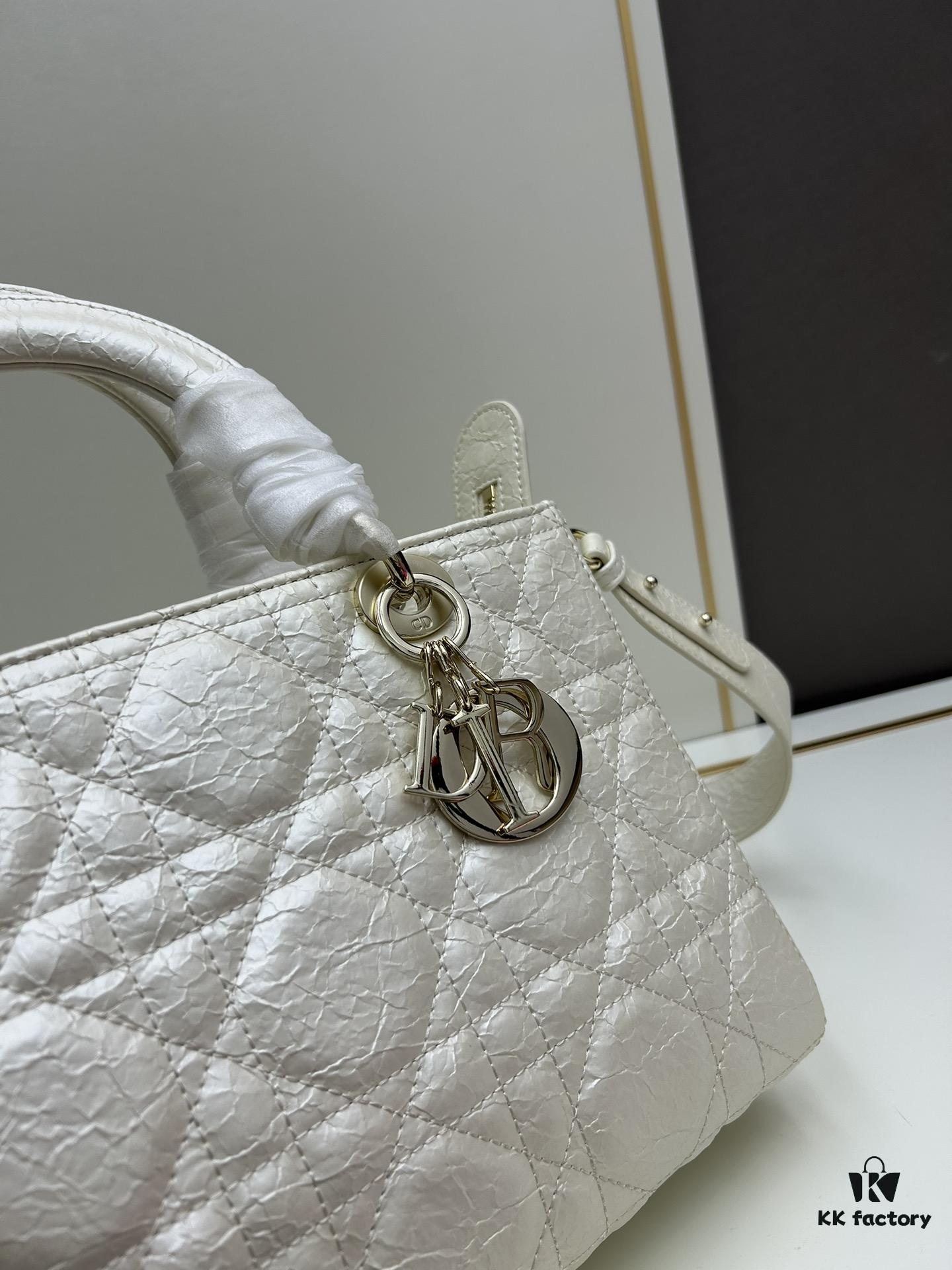 Large 29cm Dior Lady D-Lite My ABCDior Crossbody Bag [Horizontal Style]
