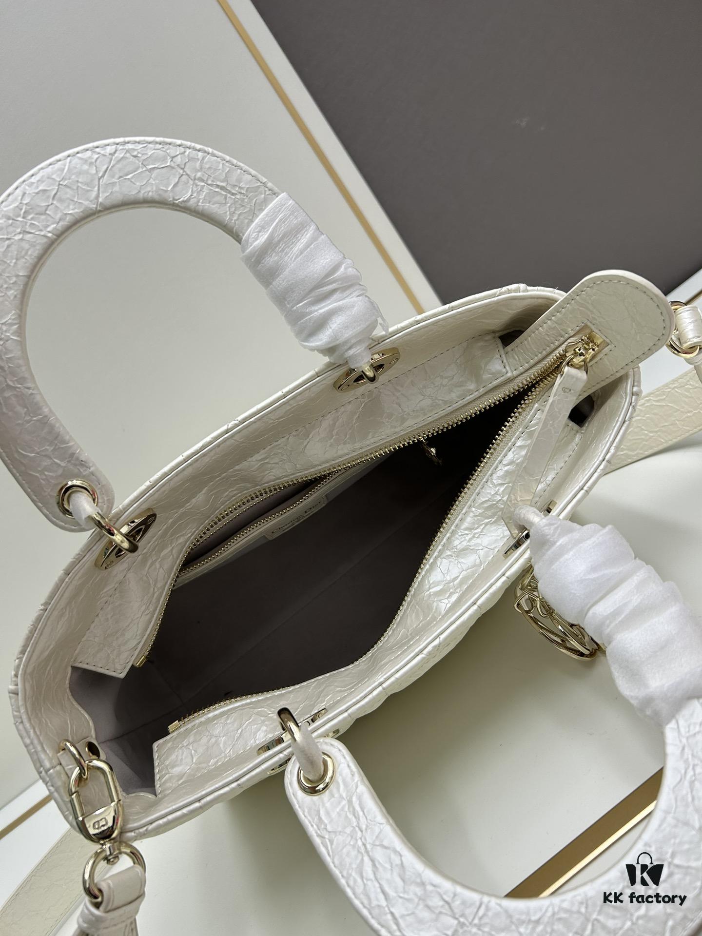 Large 29cm Dior Lady D-Lite My ABCDior Crossbody Bag [Horizontal Style]