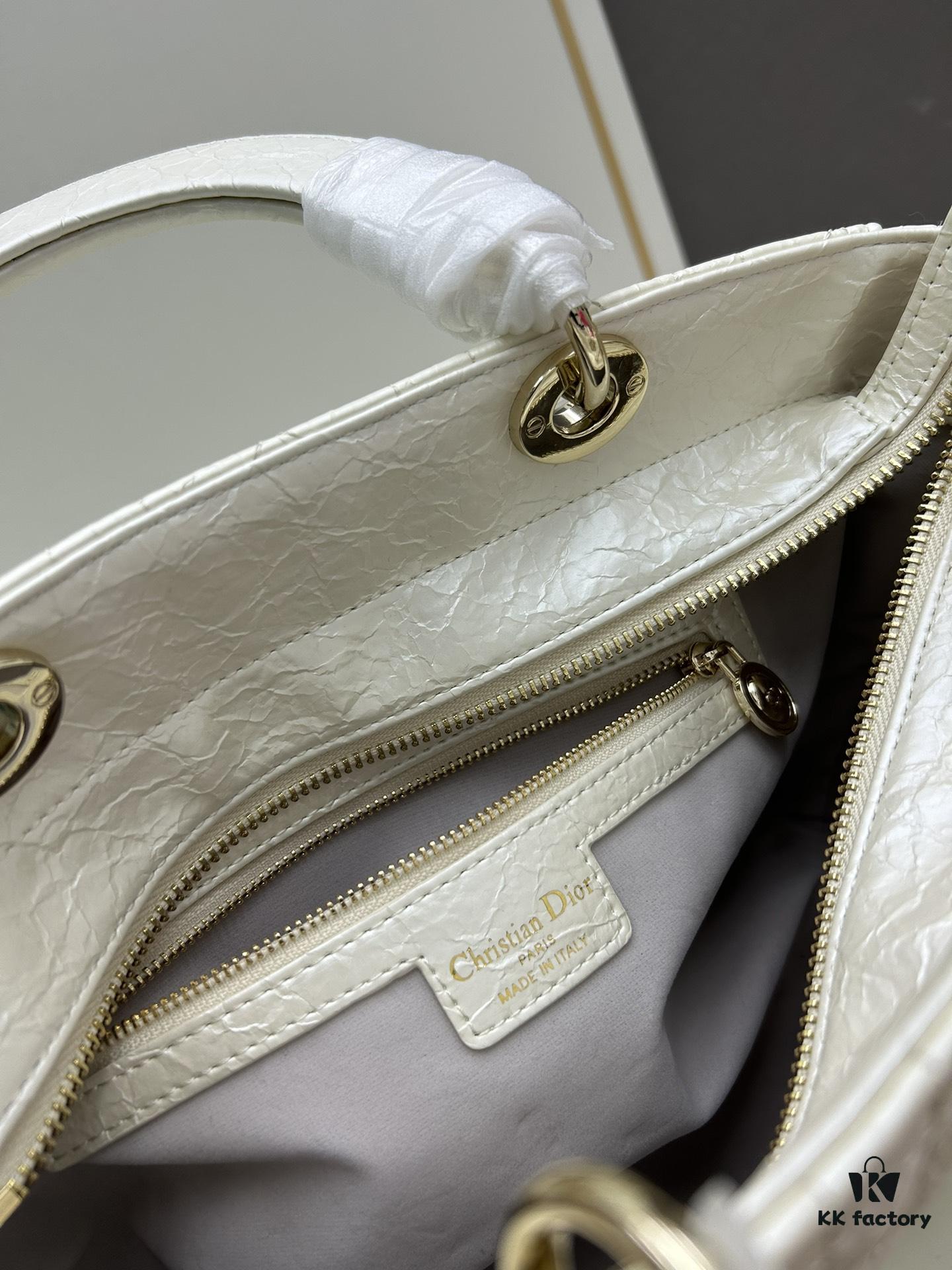 Large 29cm Dior Lady D-Lite My ABCDior Crossbody Bag [Horizontal Style]