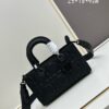 Dior Lady D-Sire My ABCDior Small Crossbody Bag in Black Quilted Calfskin