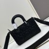 Dior Lady D-Sire My ABCDior Small Crossbody Bag in Black Quilted Calfskin