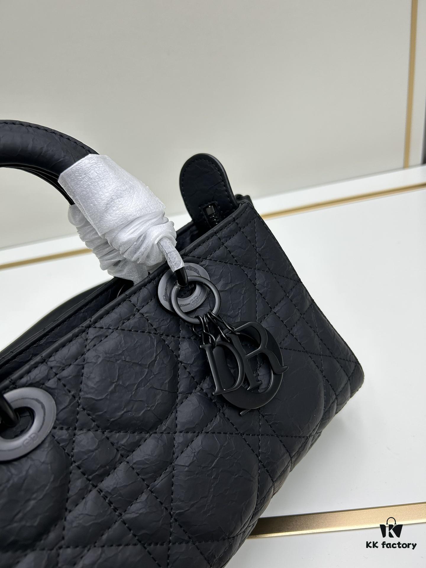Dior Lady D-Sire My ABCDior Small Crossbody Bag in Black Quilted Calfskin