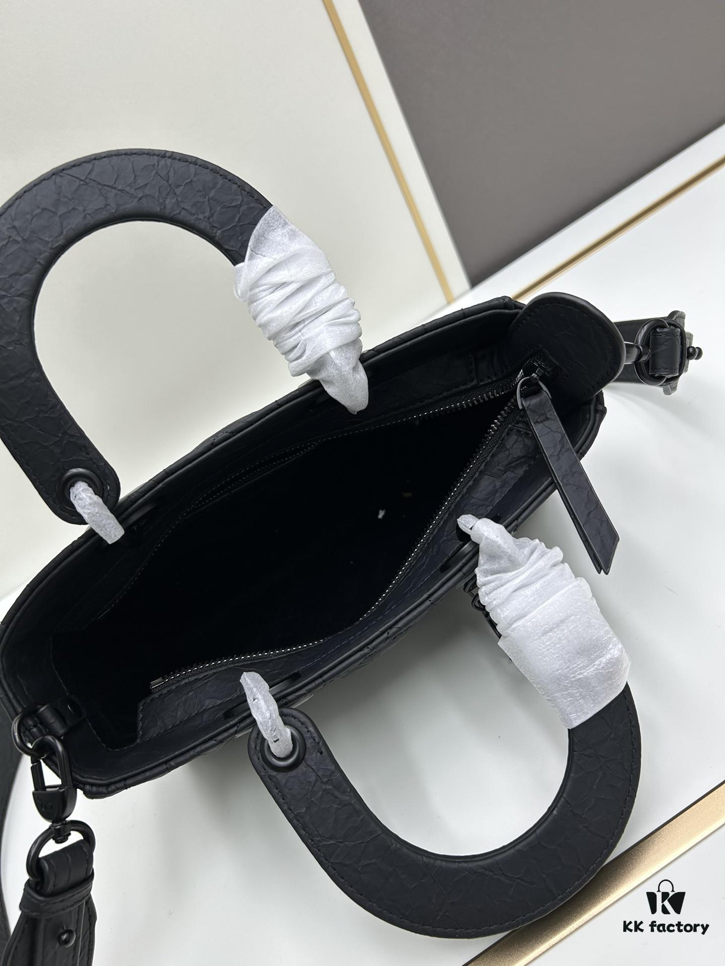 Dior Lady D-Sire My ABCDior Small Crossbody Bag in Black Quilted Calfskin