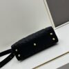 Dior Lady D-Lite Small Crossbody Bag in Black Quilted Calfskin with Cannage Stitching