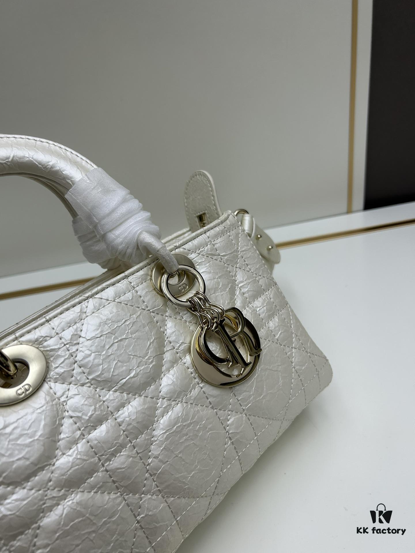 Dior Lady D-Lite My ABCDior Small Crossbody Bag in Black Quilted Calfskin