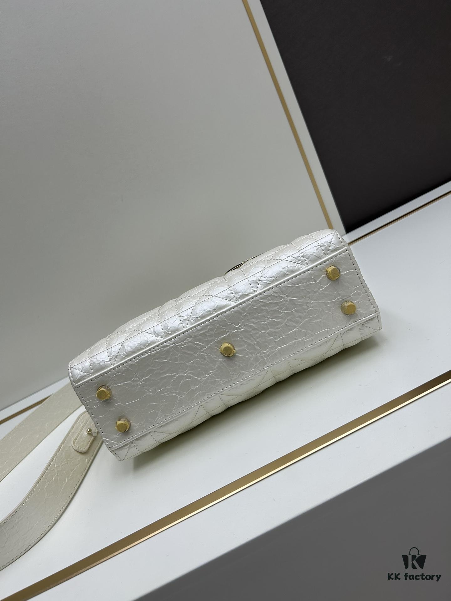 Dior Lady D-Lite My ABCDior Small Crossbody Bag in Black Quilted Calfskin