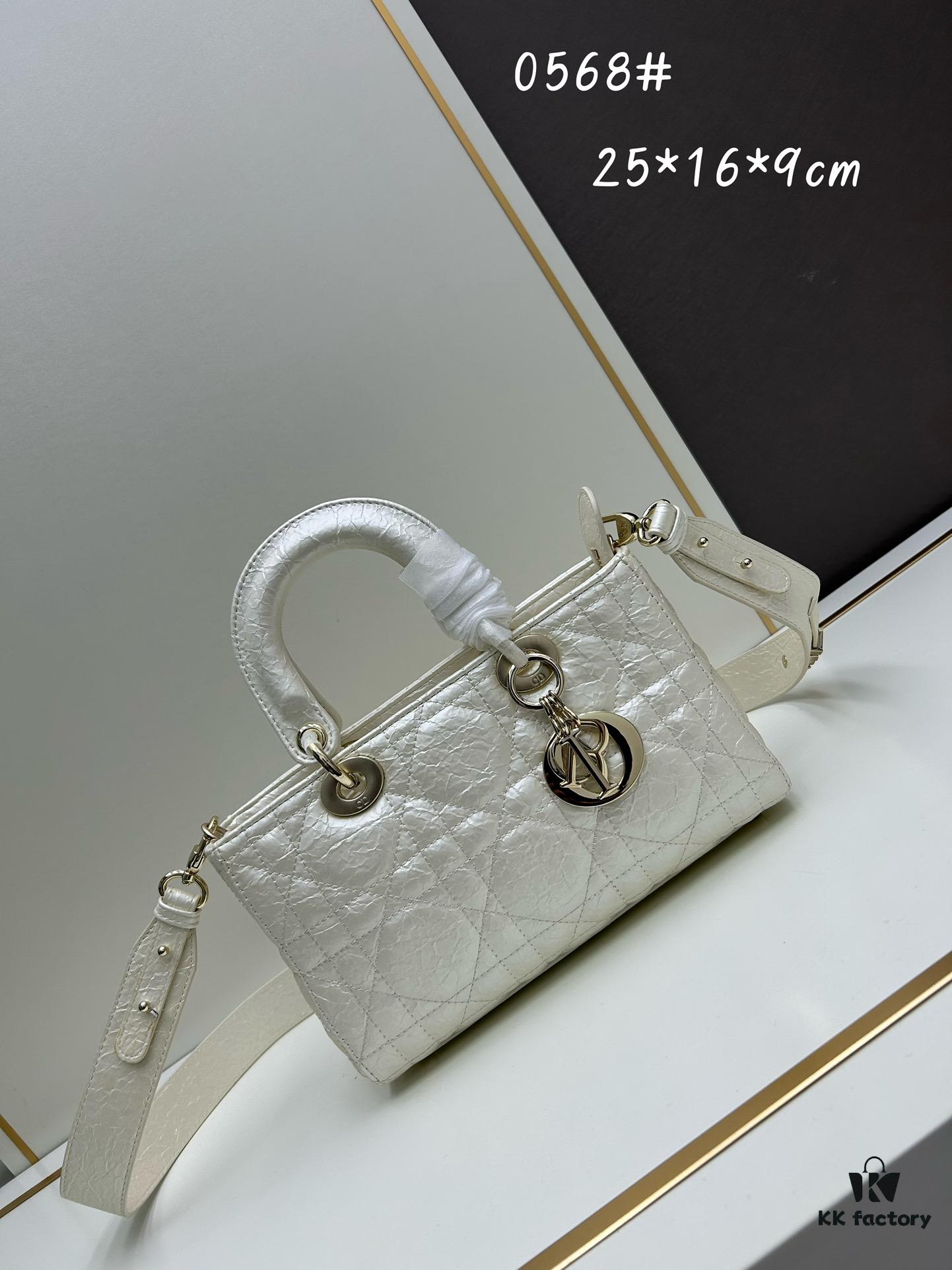 Dior Lady D-Lite My ABCDior Small Crossbody Bag in Black Quilted Calfskin