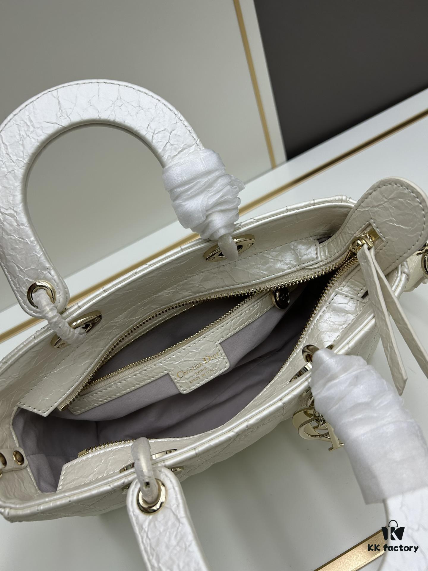 Dior Lady D-Lite My ABCDior Small Crossbody Bag in Black Quilted Calfskin