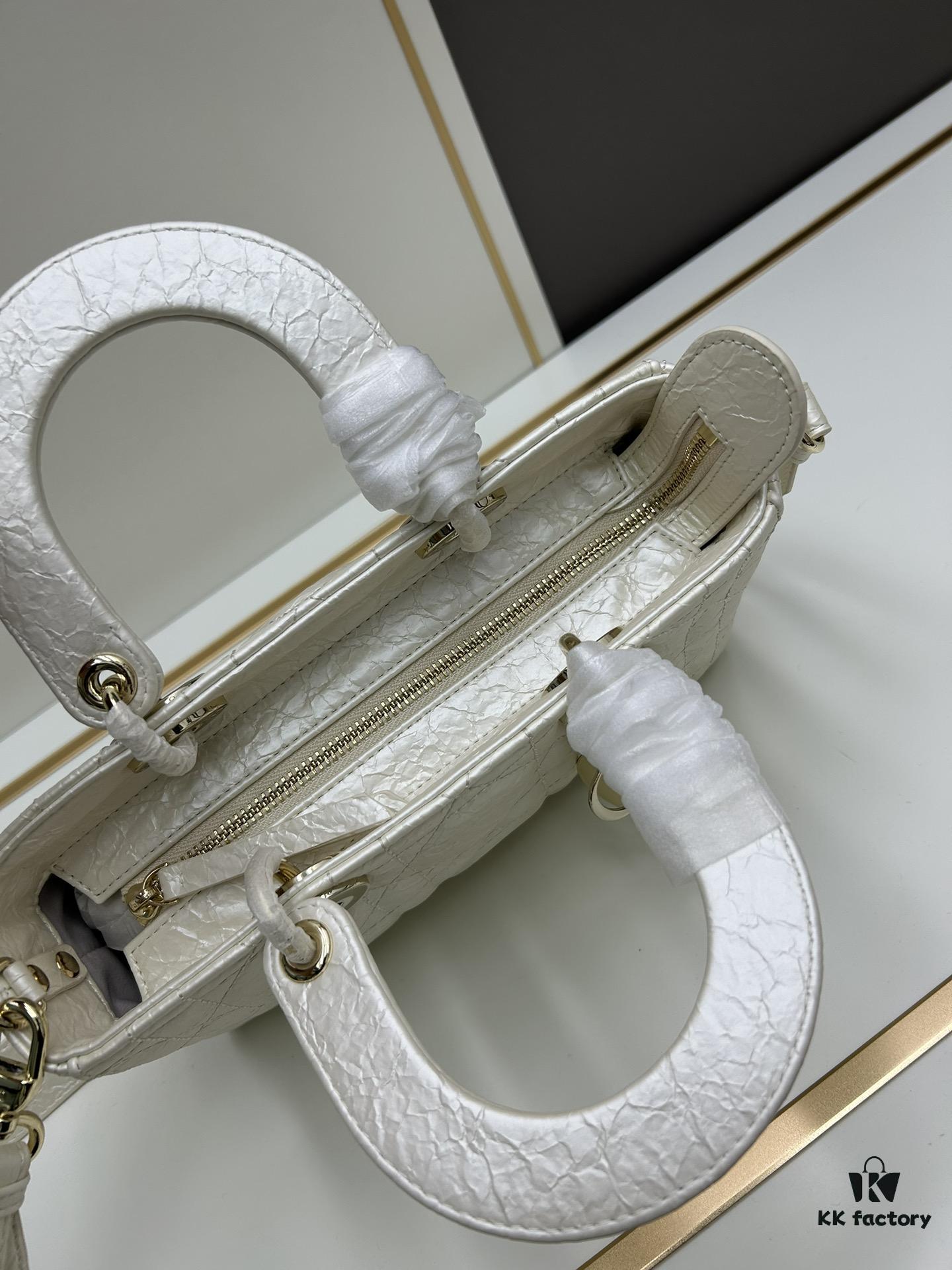 Dior Lady D-Lite My ABCDior Small Crossbody Bag in Black Quilted Calfskin