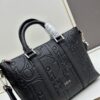 Weekender 25 Handbag in Embossed Calfskin with Dior Gravity Print