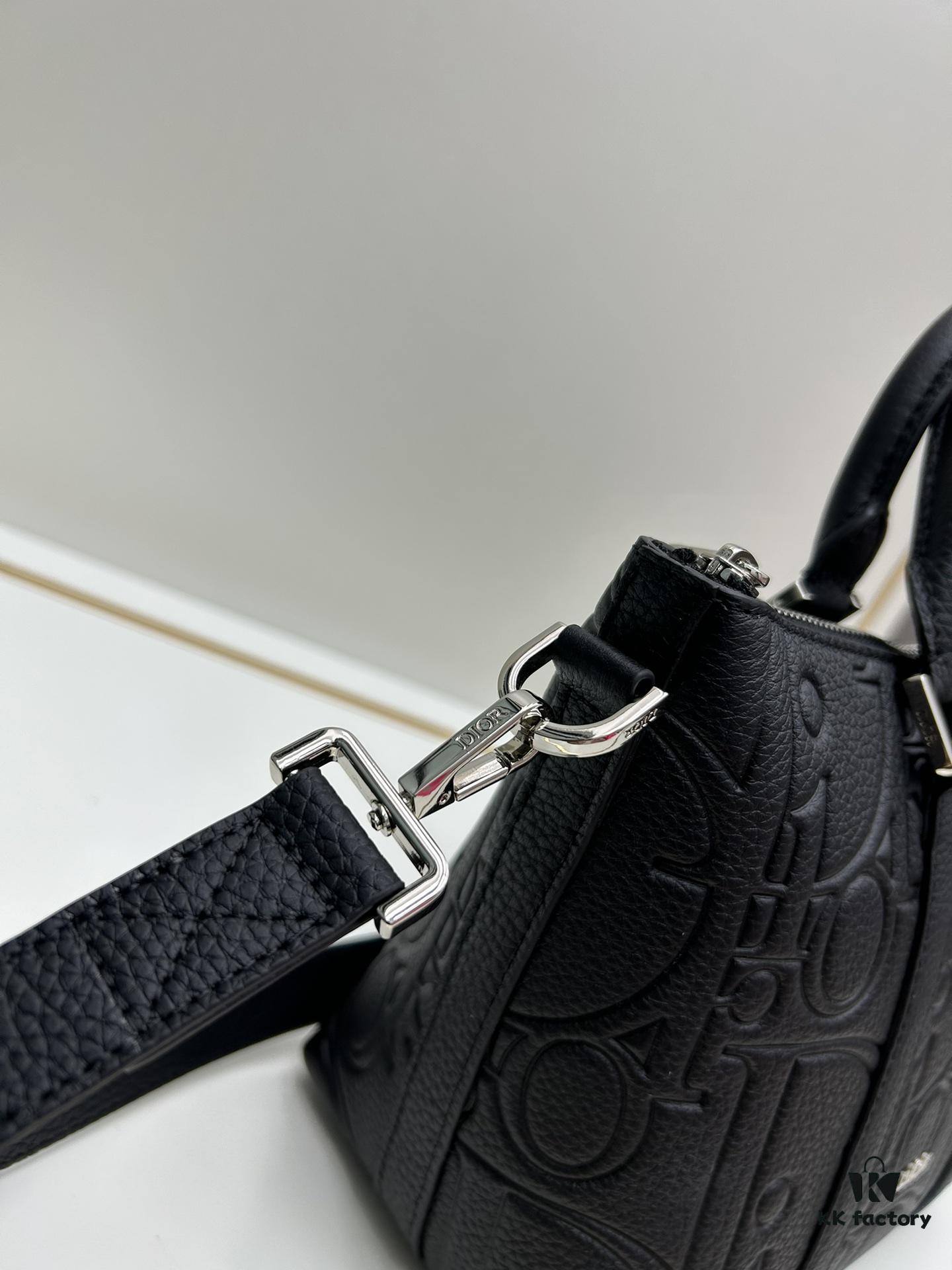 Weekender 25 Handbag in Embossed Calfskin with Dior Gravity Print