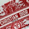 Dior Book Tote24 Mini with Adjustable Strap, Red Sun Head Design