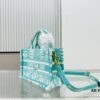 Dior Book Tote 24 Spring/Summer New Arrival Mini Green Sun Head with Shoulder Strap
