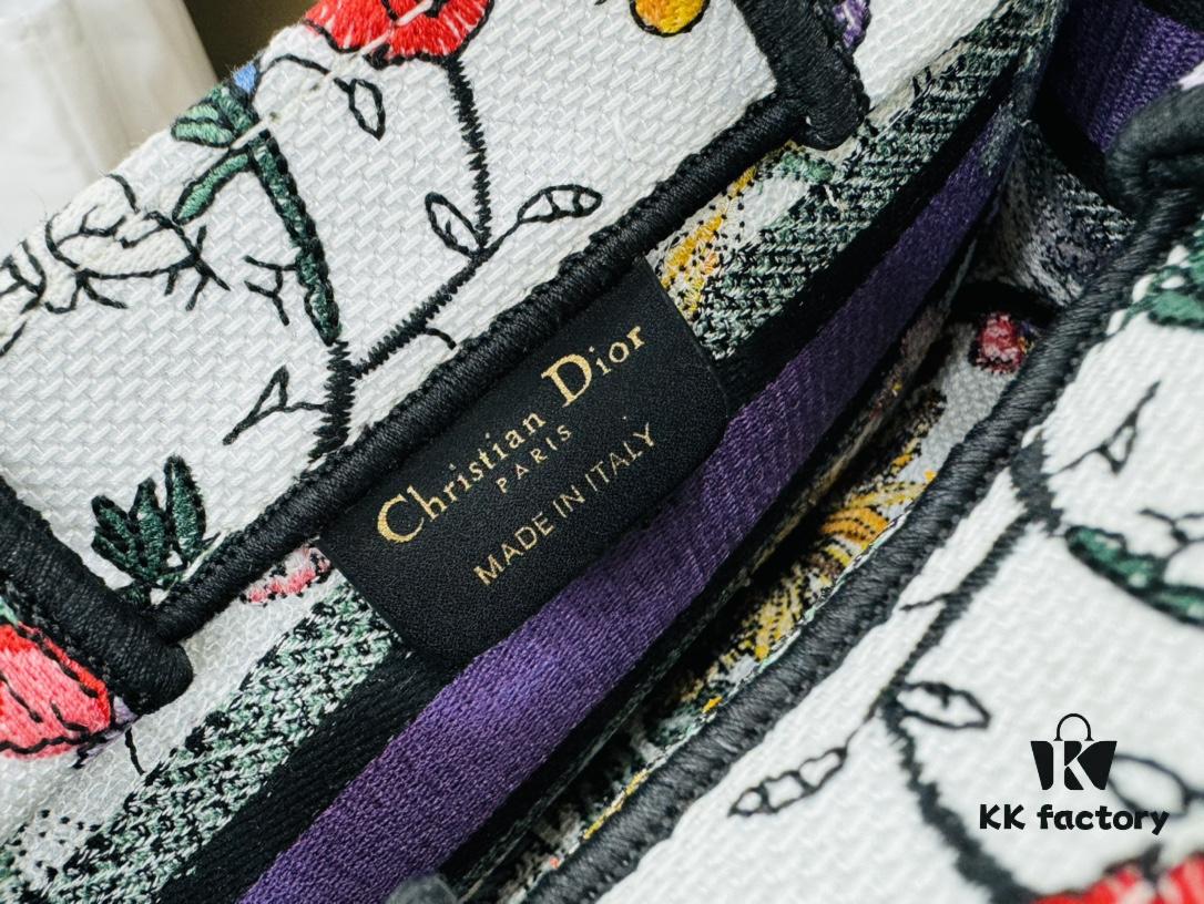 Sunflower, Super Mini with Shoulder Strap DIOR Book Tote 24 Spring/Summer New Arrival