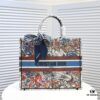 Large Size 🔥 Embroidered Edge Dior New Arrival Boutique Shopping Bag! Limited Edition Celebrity Style!