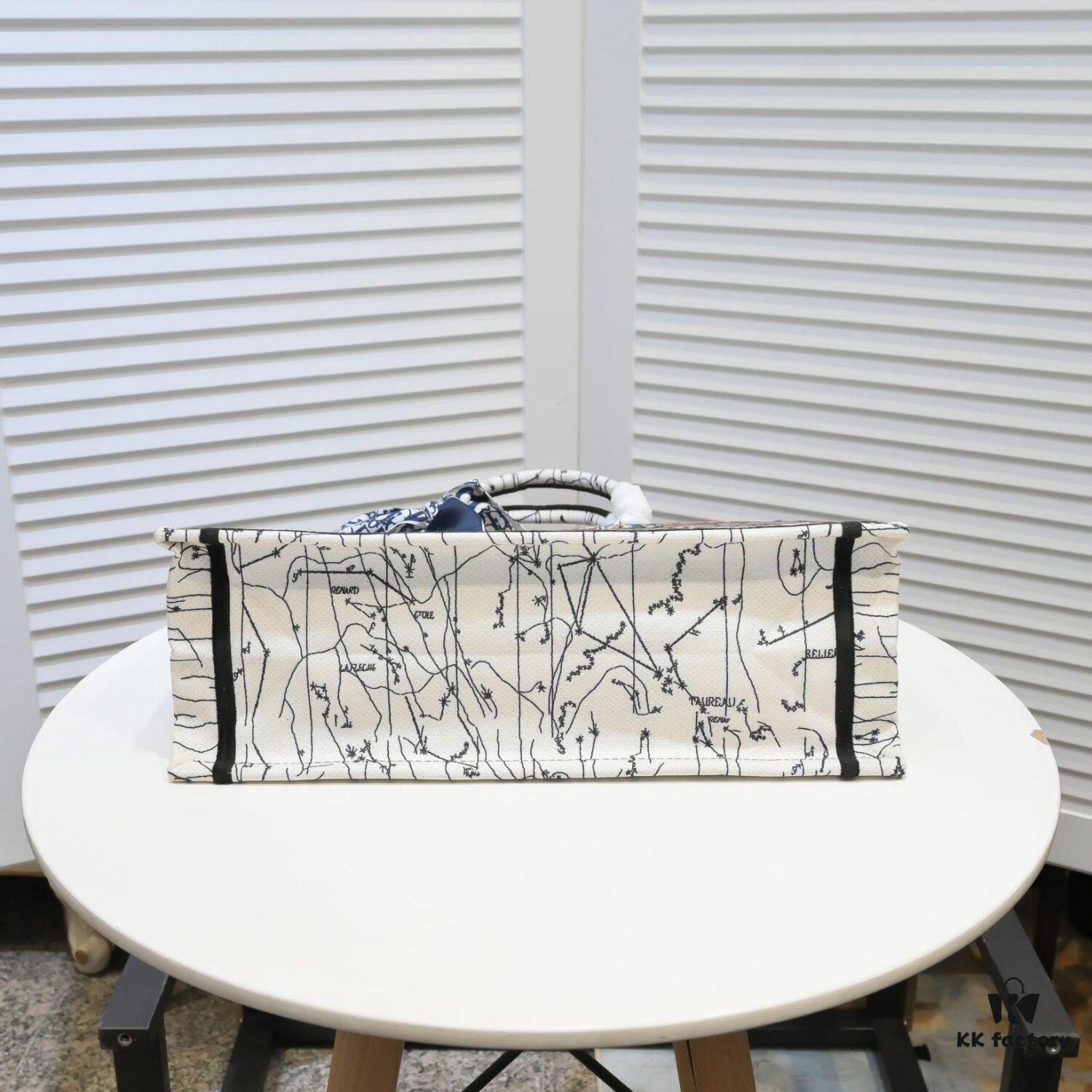 Large Size 🔥 Embroidered Edge Dior New Arrival Boutique Shopping Bag! Limited Edition Celebrity Style!