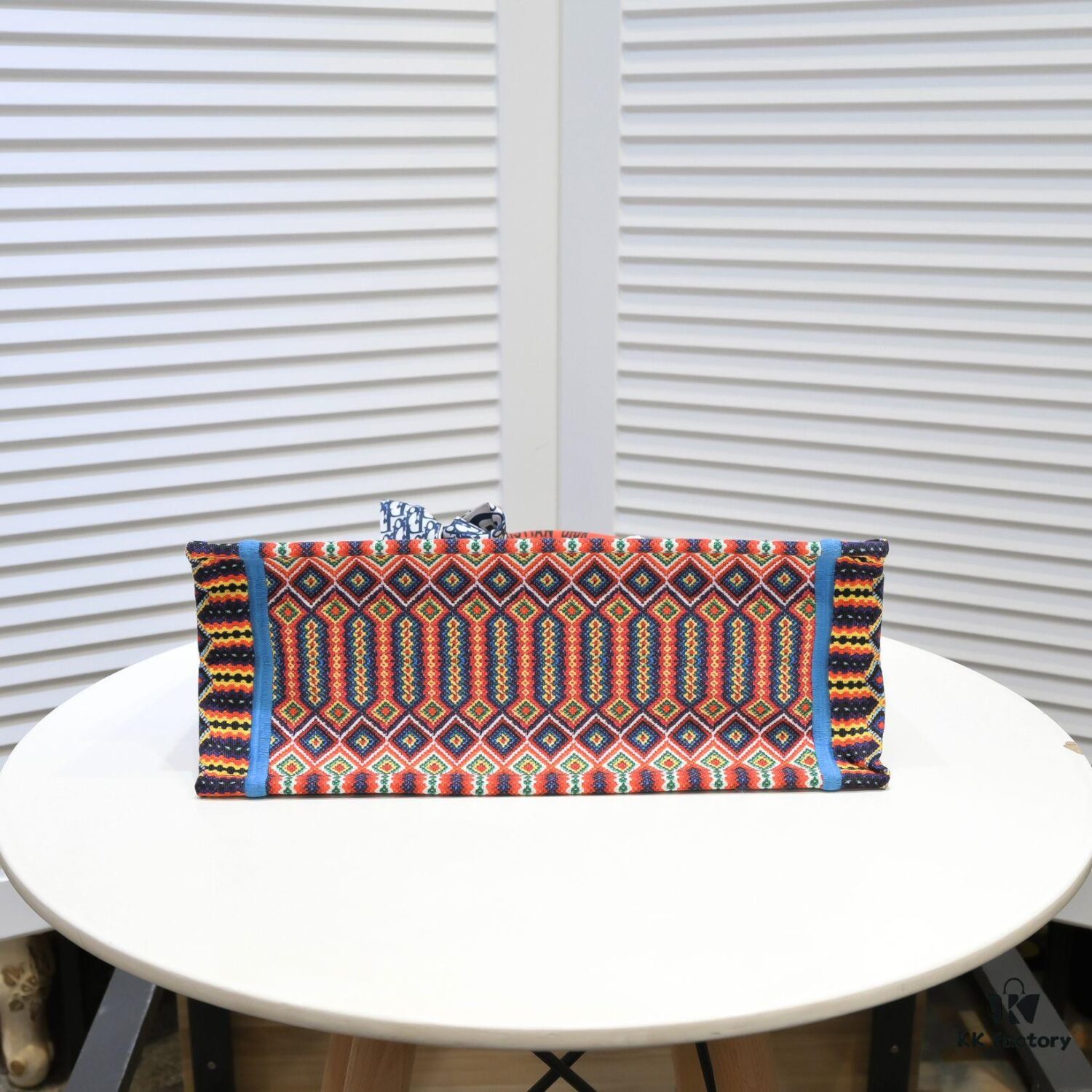 Dior Small Shopping Bag with Silk Scarf, Lockstitch, Counter New Arrival, Limited Edition, Celebrity Style