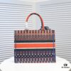 Dior Small Shopping Bag with Silk Scarf, Lockstitch, Counter New Arrival, Limited Edition, Celebrity Style