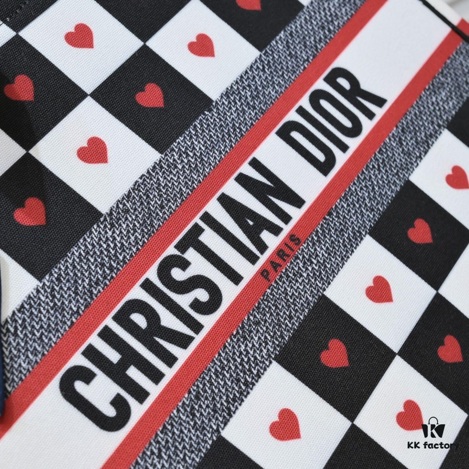 Large Size 🔥 Embroidered Edge Dior Shopping Tote Bag! Counter Version! Limited Edition, Celebrity Style, Imported Fabric, High-End Quality, Fits Counter Inspection, Extra Large Capacity, Perfect for Outings