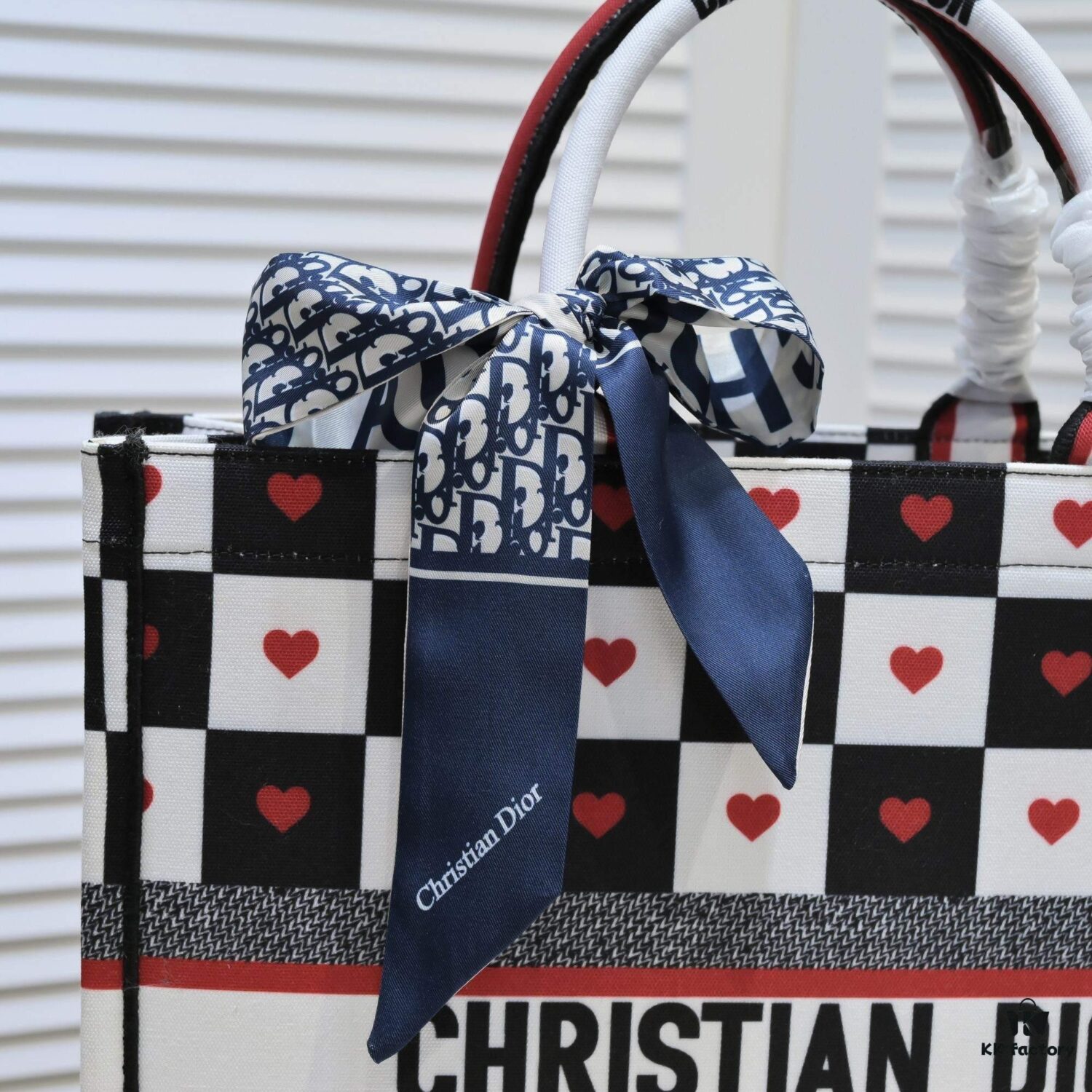 Large Size 🔥 Embroidered Edge Dior Shopping Tote Bag! Counter Version! Limited Edition, Celebrity Style, Imported Fabric, High-End Quality, Fits Counter Inspection, Extra Large Capacity, Perfect for Outings