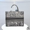 Large DIOR Dior Store New Shopping Bag with Scarf, Embroidered Edging, Limited Edition, Celebrity Style, High-End Quality