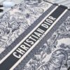 Large DIOR Dior Store New Shopping Bag with Scarf, Embroidered Edging, Limited Edition, Celebrity Style, High-End Quality