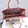 Large Size 🔥 Embroidered Edge Dior Shopping Tote – Official Store New Arrival, Limited Edition, Celebrity Style, Comes with Scarf