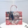 Dior Small Shopping Bag with Silk Scarf, Hemmed, New Arrival from Dior Counter, Limited Edition, Celebrity Style