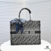 Dior Small Shopping Bag with Silk Scarf, Bound Edges, New Arrival from Dior Counter, Limited Edition, Celebrity Style