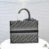 Dior Small Shopping Bag with Silk Scarf, Bound Edges, New Arrival from Dior Counter, Limited Edition, Celebrity Style