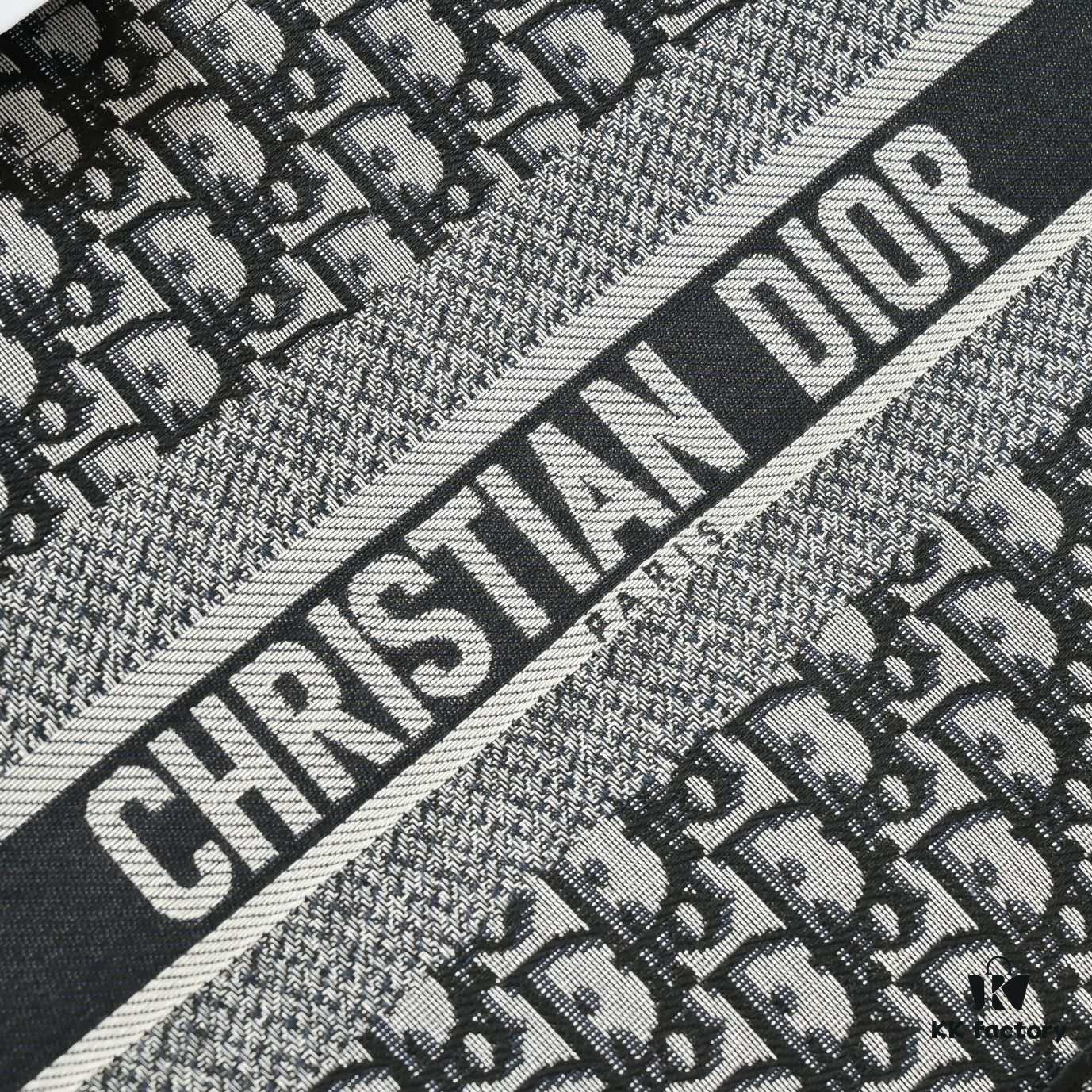 Dior Small Shopping Bag with Silk Scarf, Bound Edges, New Arrival from Dior Counter, Limited Edition, Celebrity Style