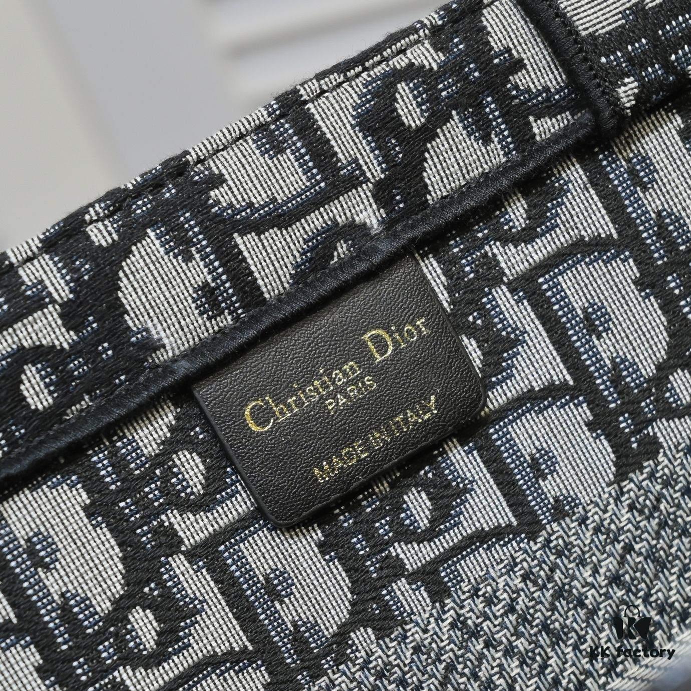 Dior Small Shopping Bag with Silk Scarf, Bound Edges, New Arrival from Dior Counter, Limited Edition, Celebrity Style