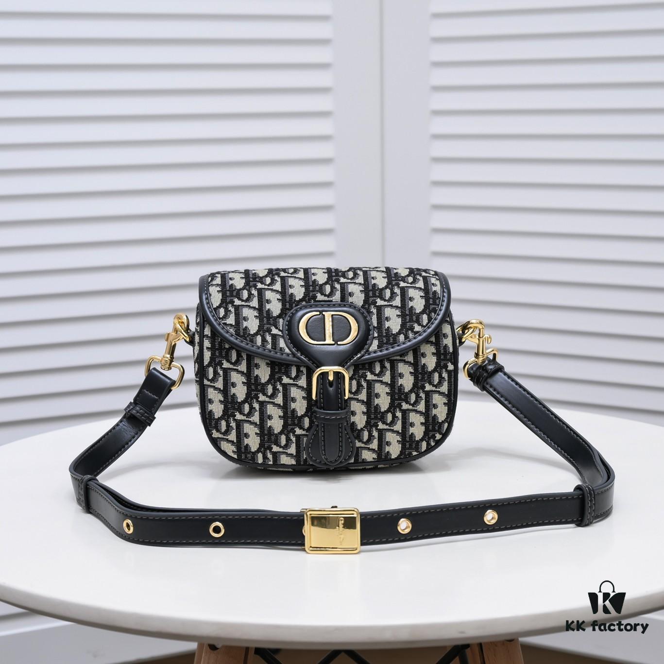 Dior Bobby Small Tote 2020 Pre-Fall Collection, Vintage-Look Monogram Pattern, Sturdy Structure with Aged Hardware