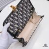 DIOR OBLIQUE Flap Handheld Bag with Chain Detail