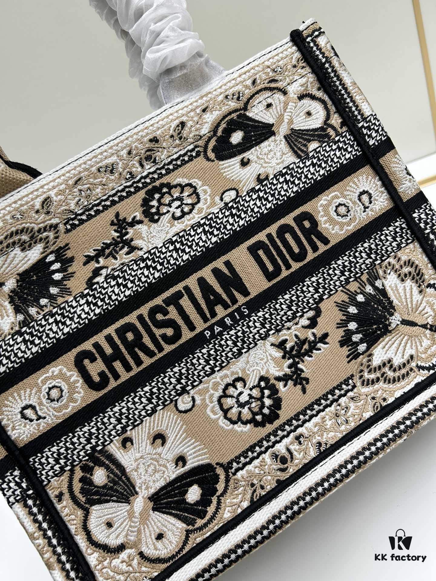 Book Tote Bag with Embroidered Small Size 26.5cm