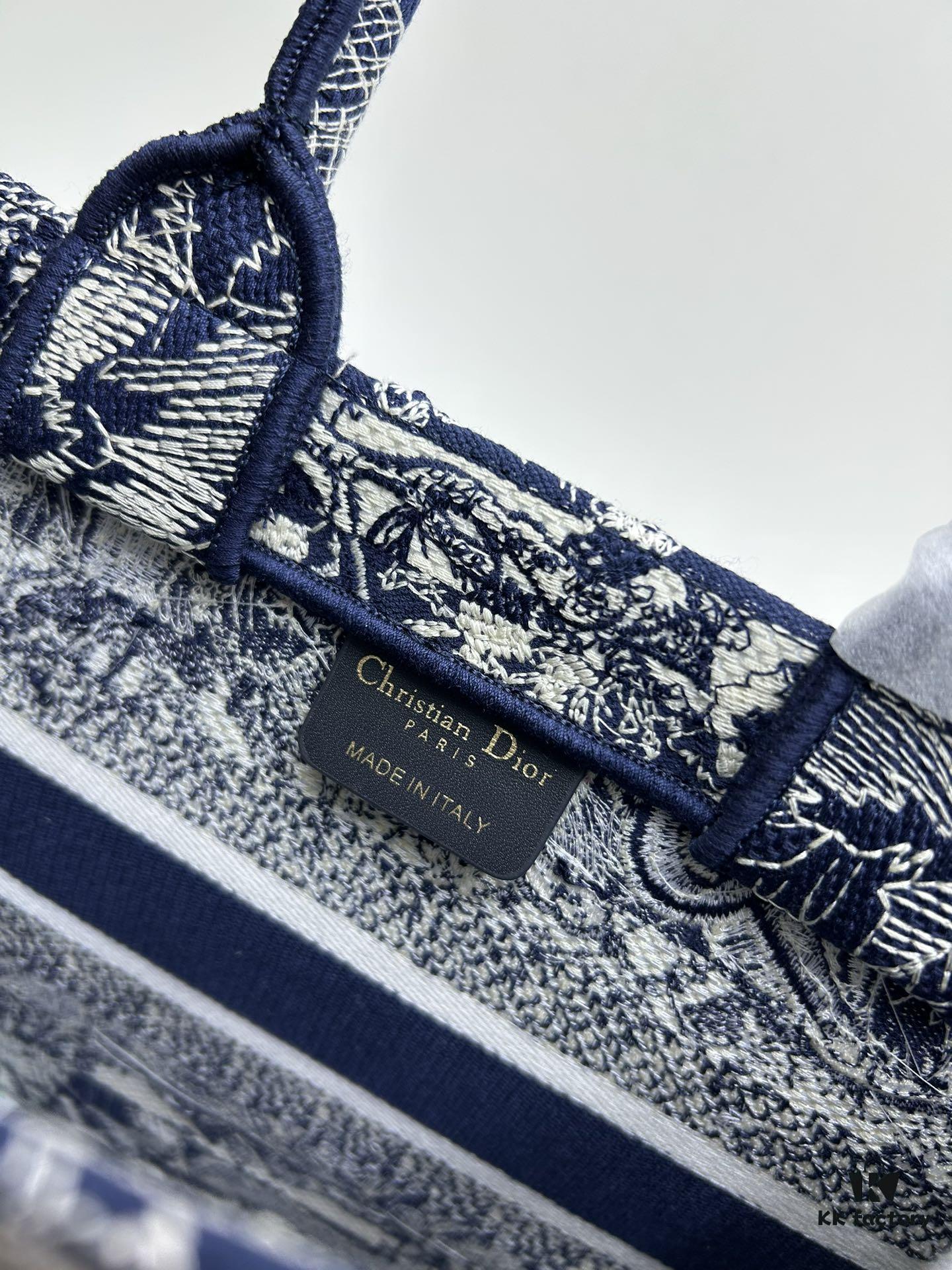 Book Tote Bag with Embroidered Small Size 26.5cm