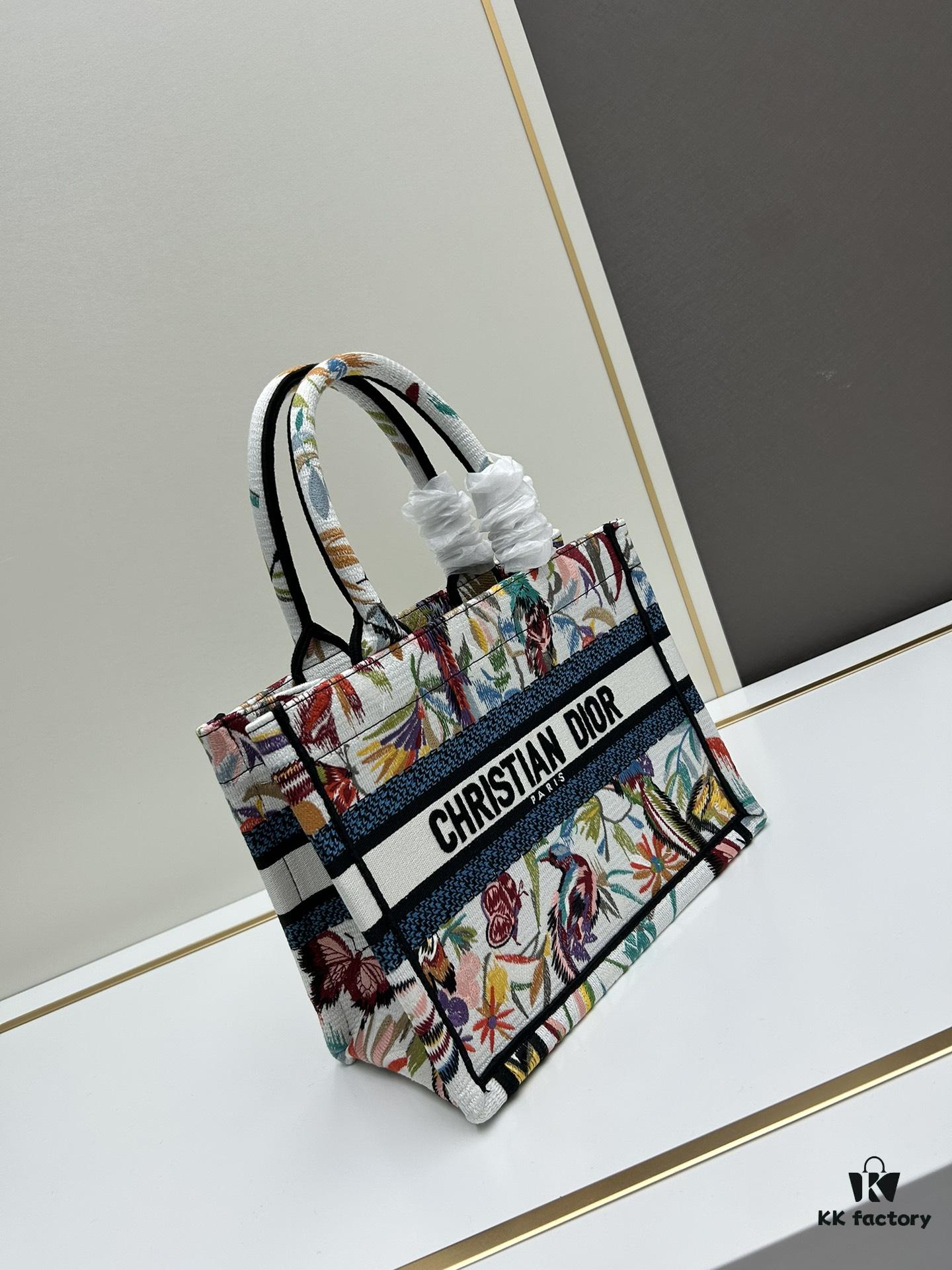 Book Tote Bag with Embroidered Small Size 26.5cm