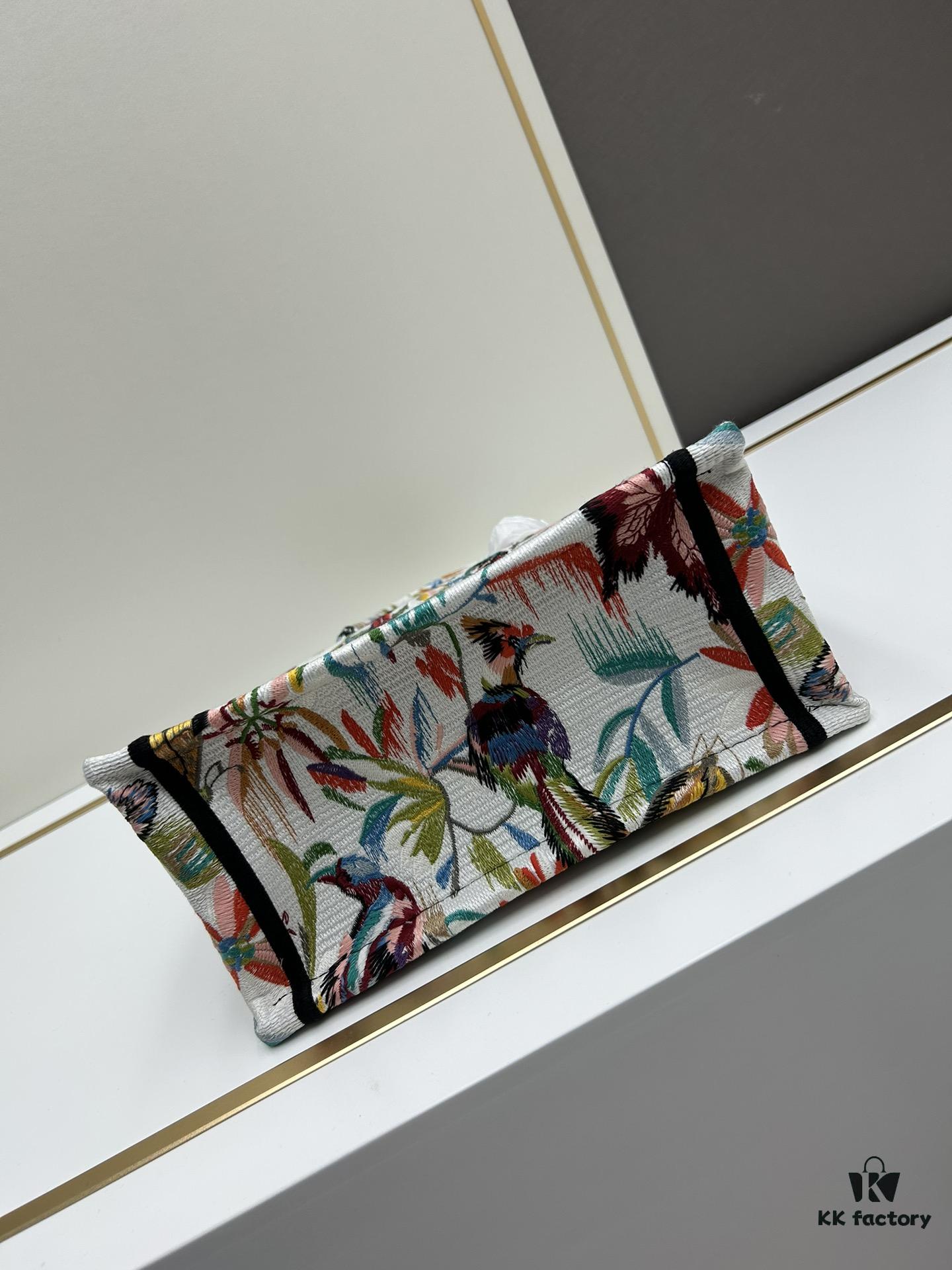 Book Tote Bag with Embroidered Small Size 26.5cm