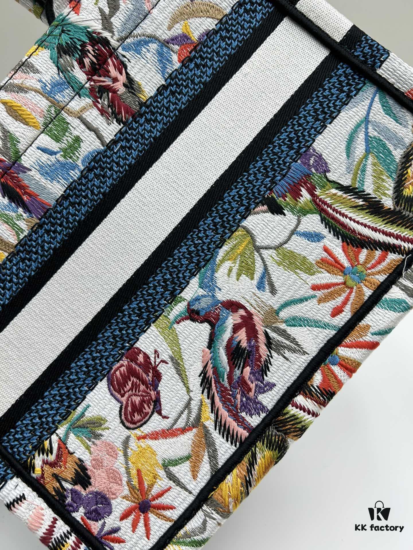 Book Tote Bag with Embroidered Small Size 26.5cm