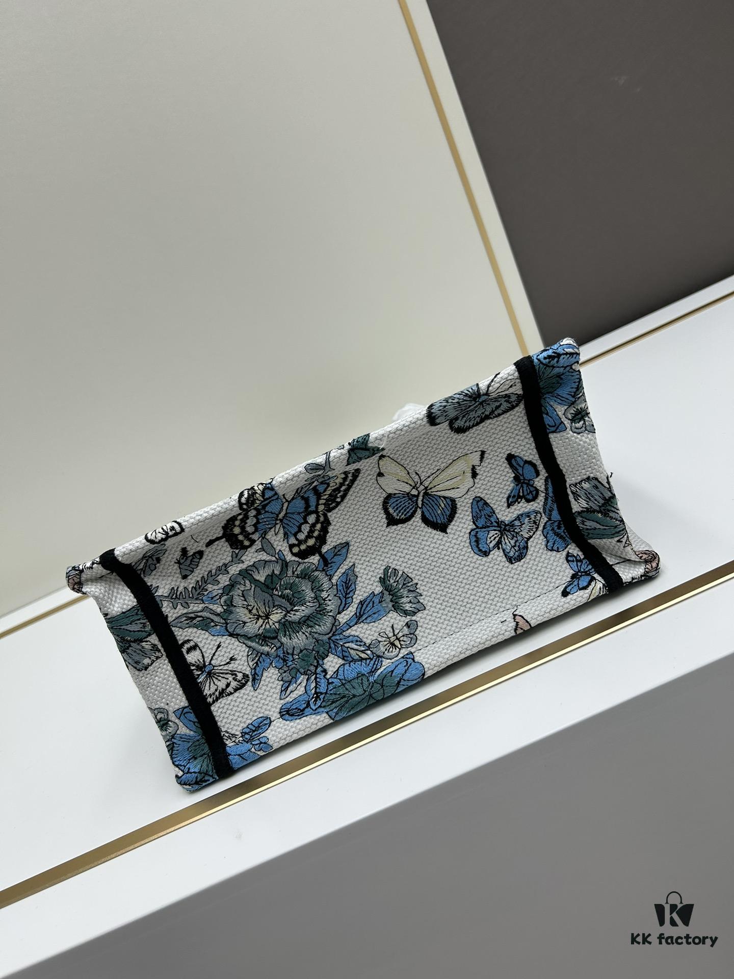 Book Tote Bag with Embroidered Small Size 26.5cm