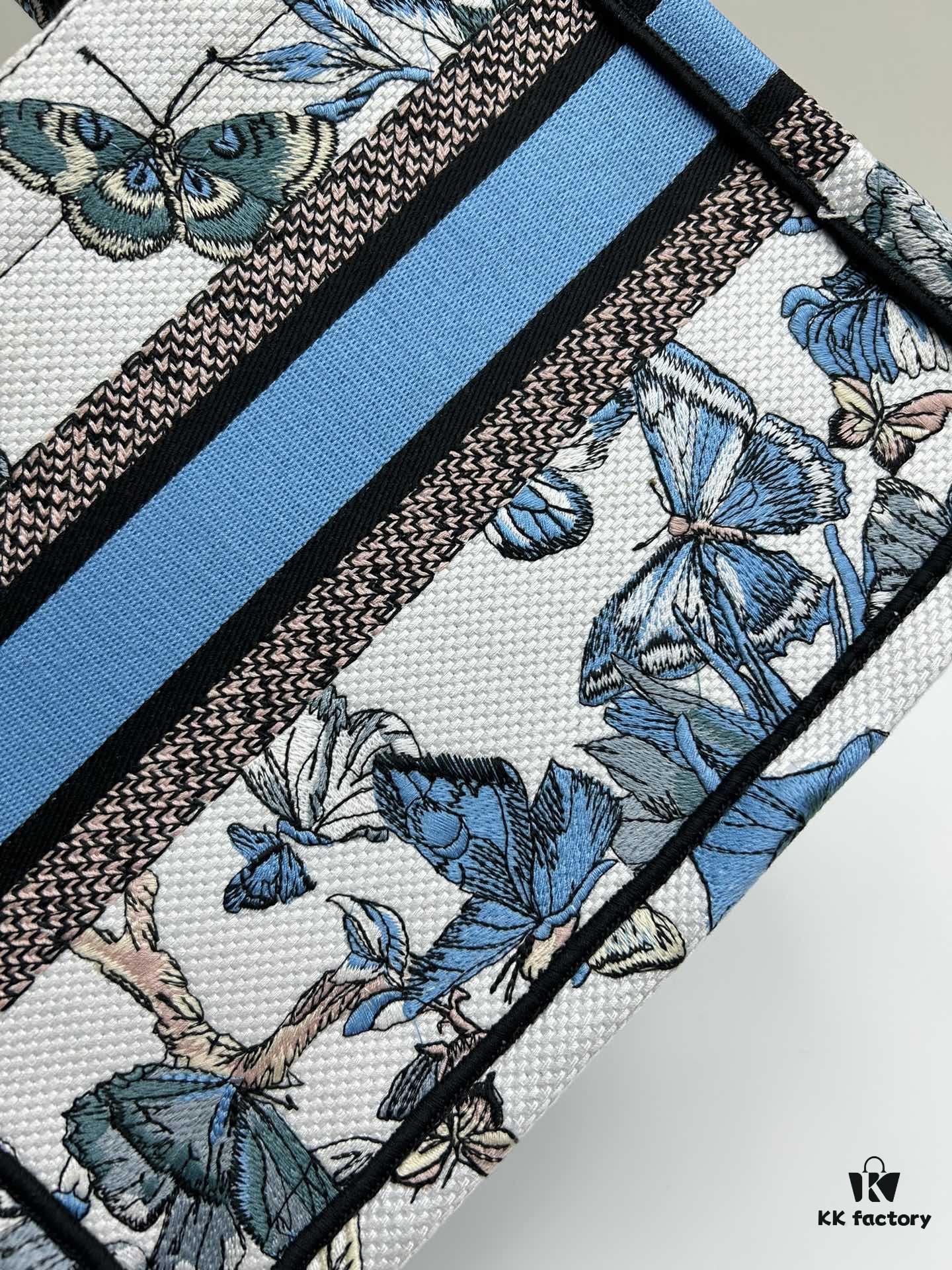 Book Tote Bag with Embroidered Small Size 26.5cm