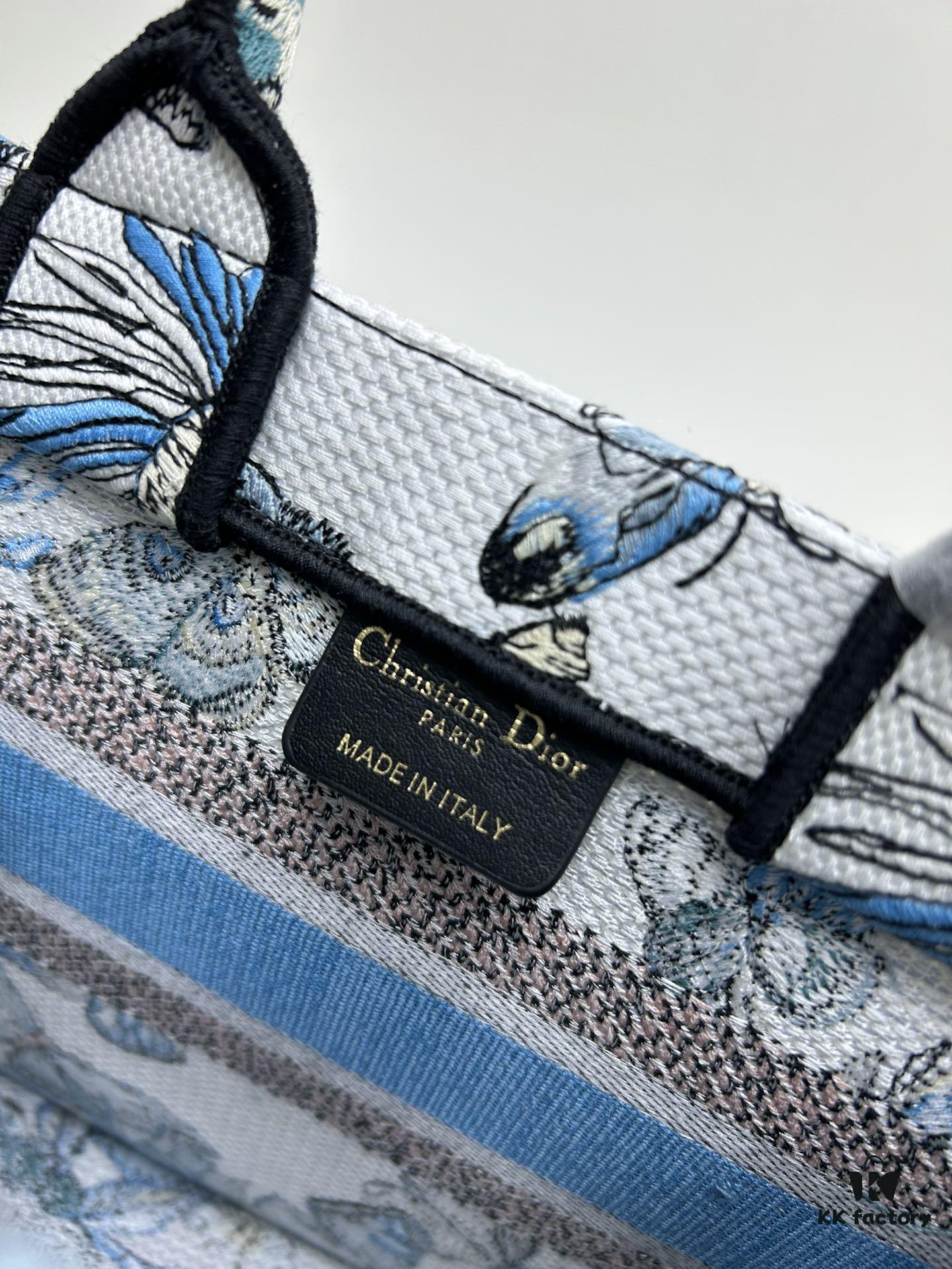 Book Tote Bag with Embroidered Small Size 26.5cm