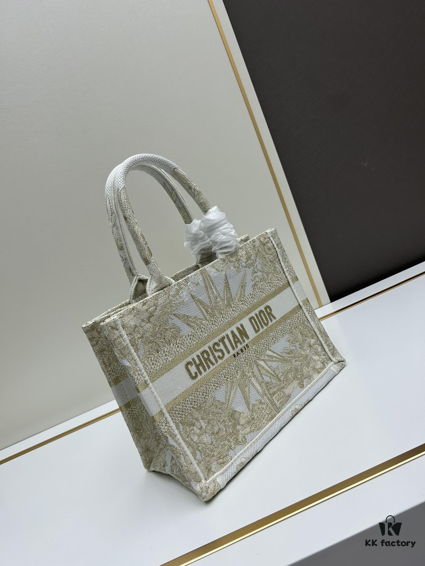 Book Tote Bag with Embroidered Small Size 26.5cm