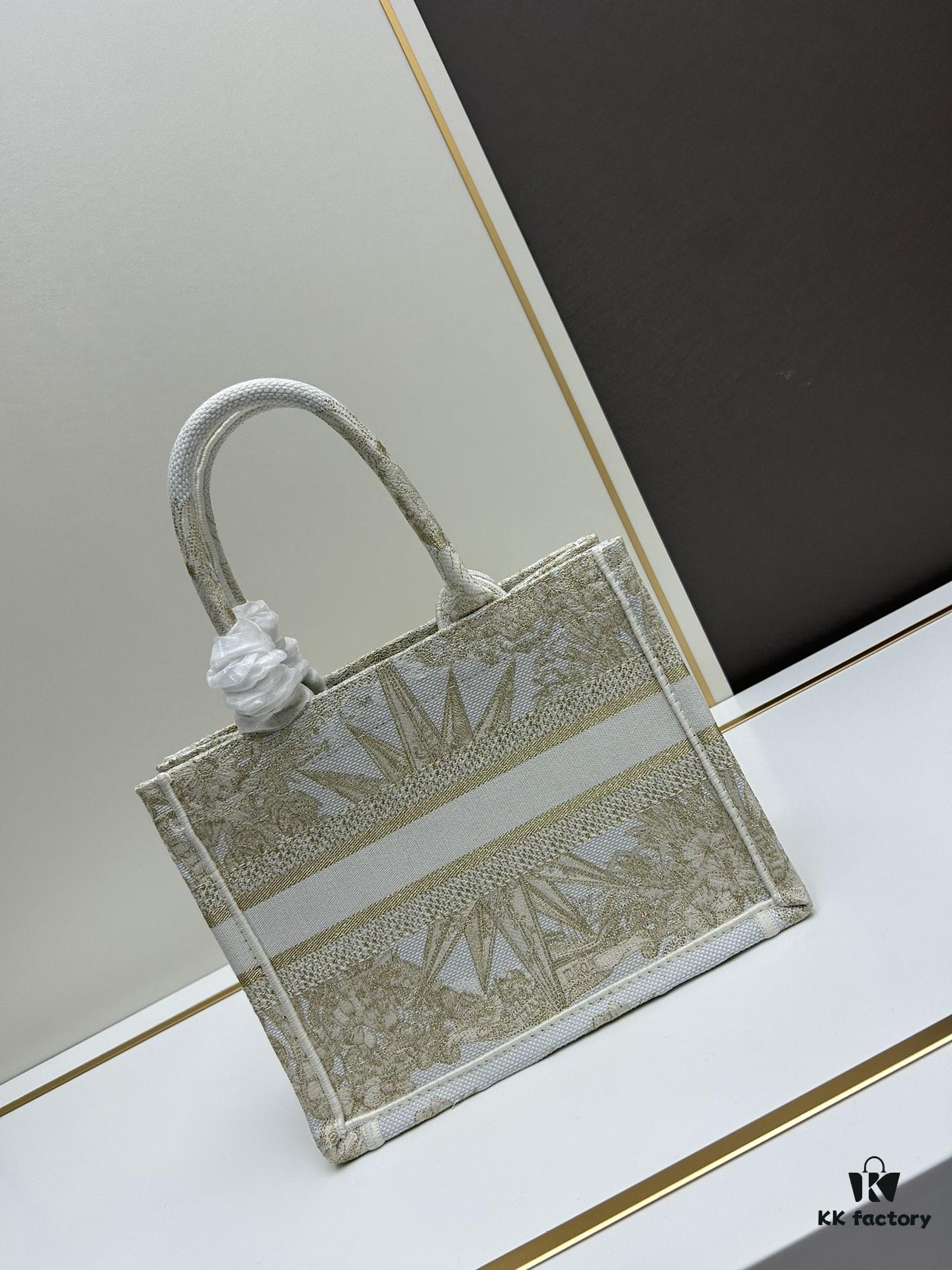 Book Tote Bag with Embroidered Small Size 26.5cm